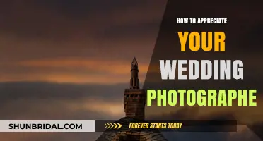 Appreciating Your Wedding Photographer: A Guide to Gratitude