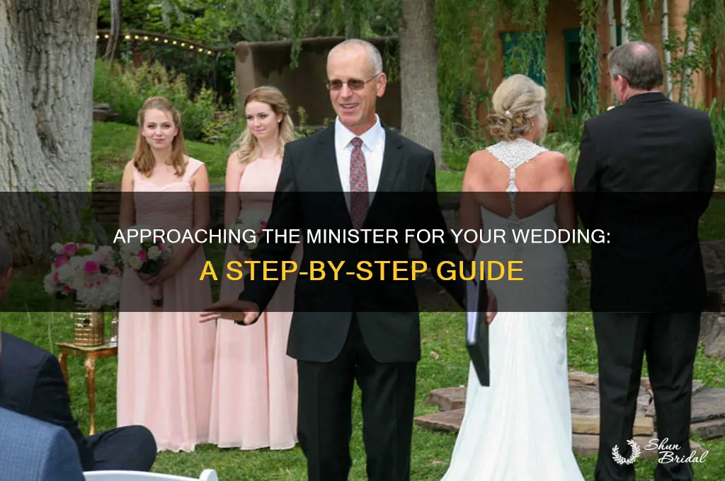 how to approach the minister for your wedding