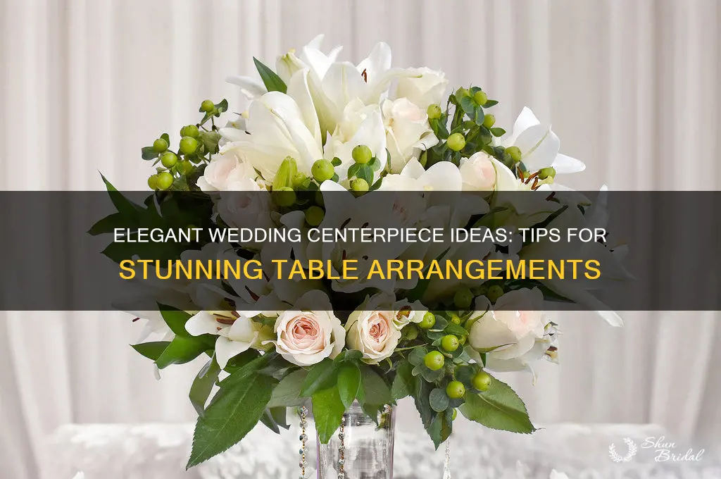 how to arrange a centerpiece for wedding