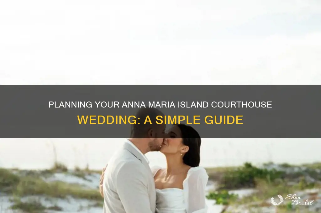 how to arrange a courthouse wedding anna maria island