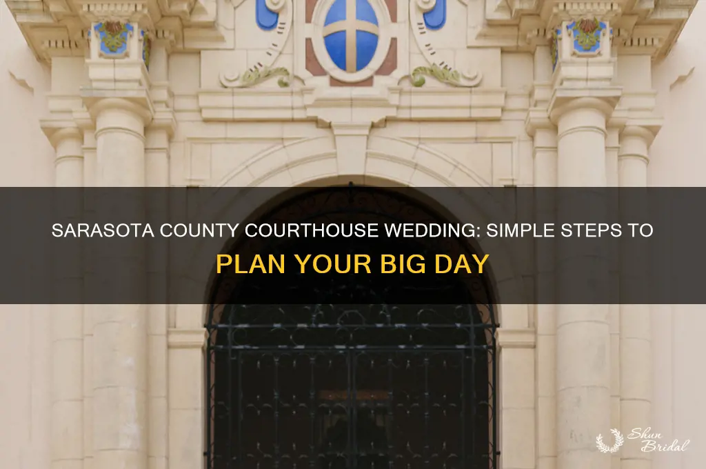 how to arrange a courthouse wedding sarasota county