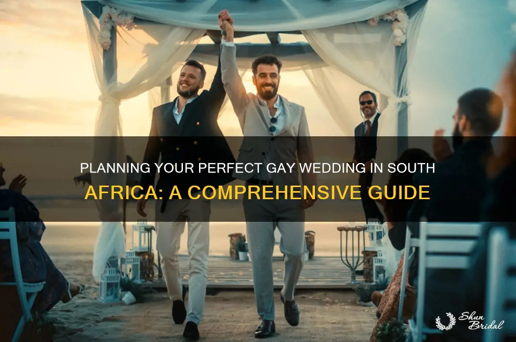 how to arrange a gay wedding in south africa