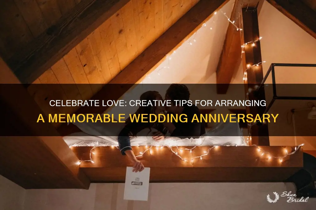 how to arrange a wedding anniversary
