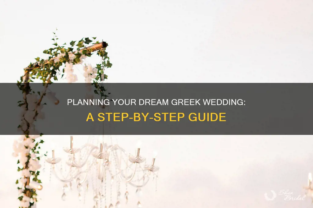how to arrange a wedding in greece