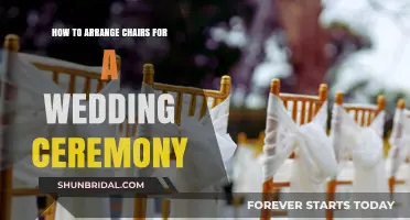 Elegant Chair Arrangements for a Perfect Wedding Ceremony Setup