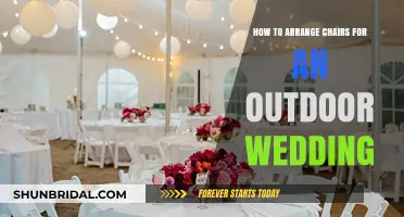 Creative Chair Arrangements for a Perfect Outdoor Wedding Setup