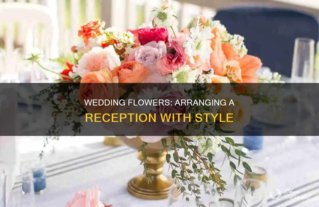 how to arrange flowers for wedding reception