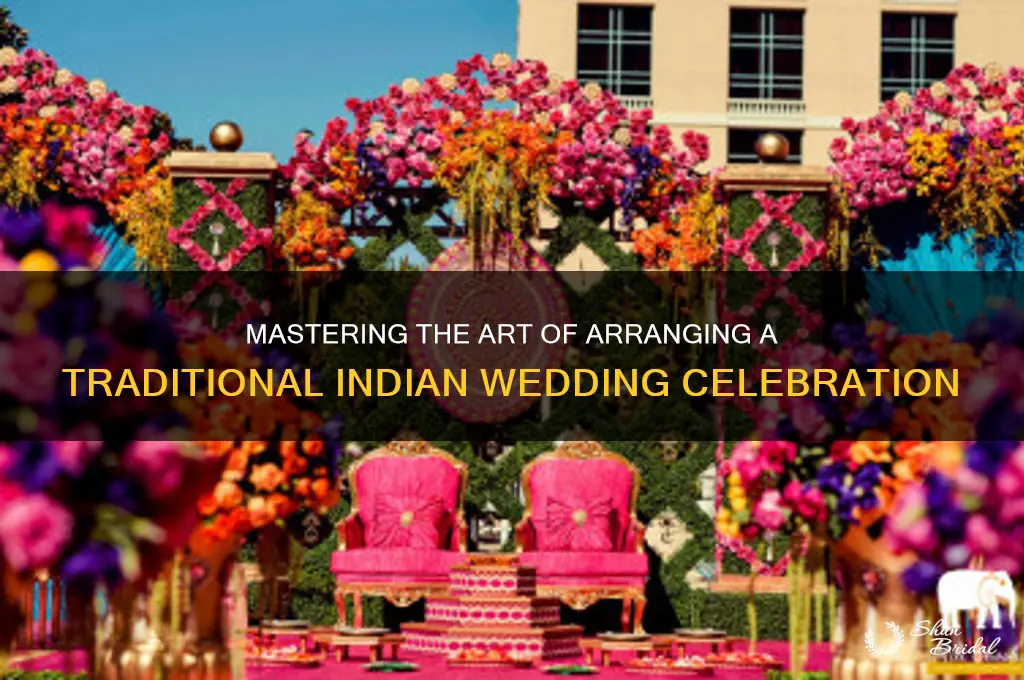 how to arrange indian wedding