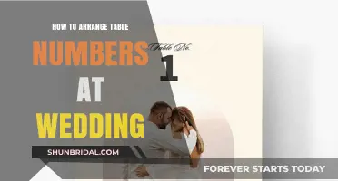Creative Wedding Table Number Arrangements: Tips for a Seamless Reception Layout