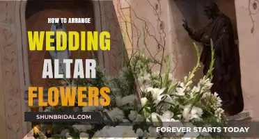 Guide to Arranging Wedding Altar Flowers