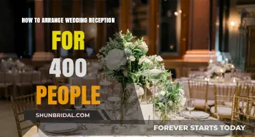Planning a Grand Wedding Reception for 400 Guests