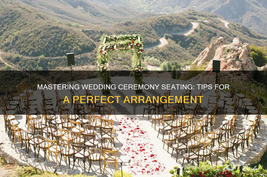 how to arrange wedding seating for ceremony