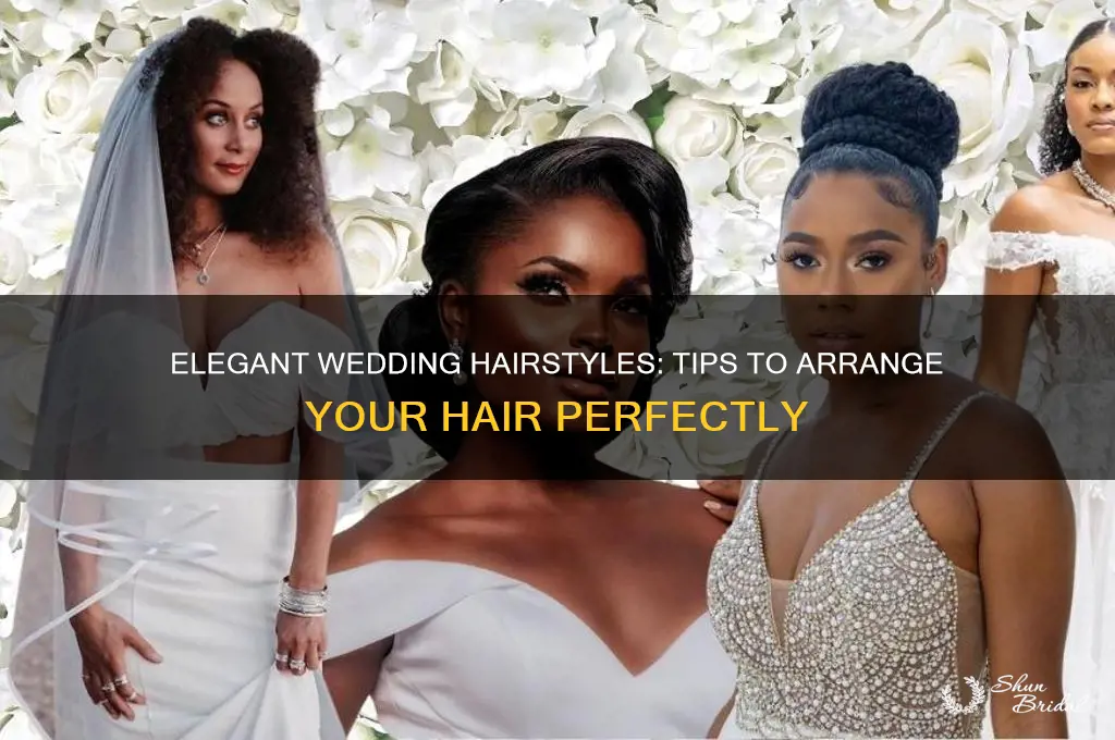 how to arrange your hair for a wedding