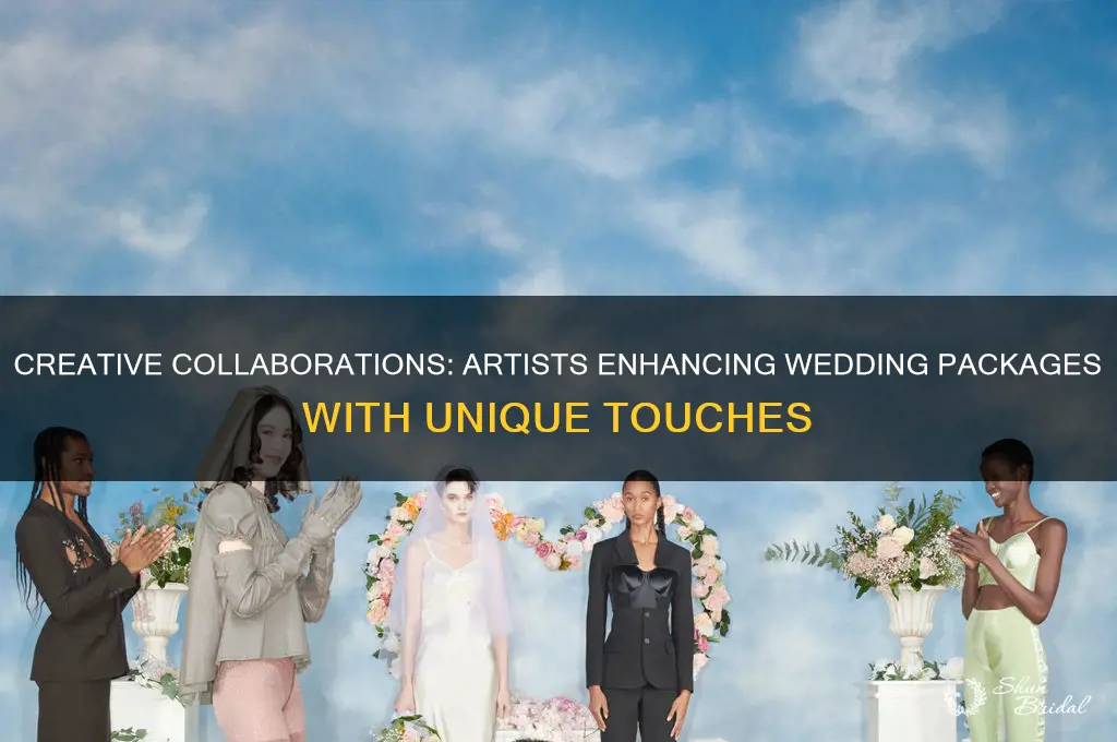 how to artists collaborate with wedding packages