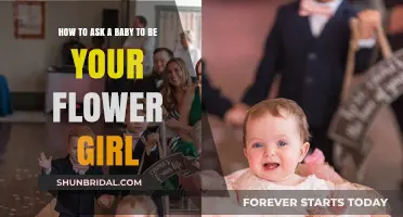 Adorable Proposal: How to Invite Your Baby as Flower Girl