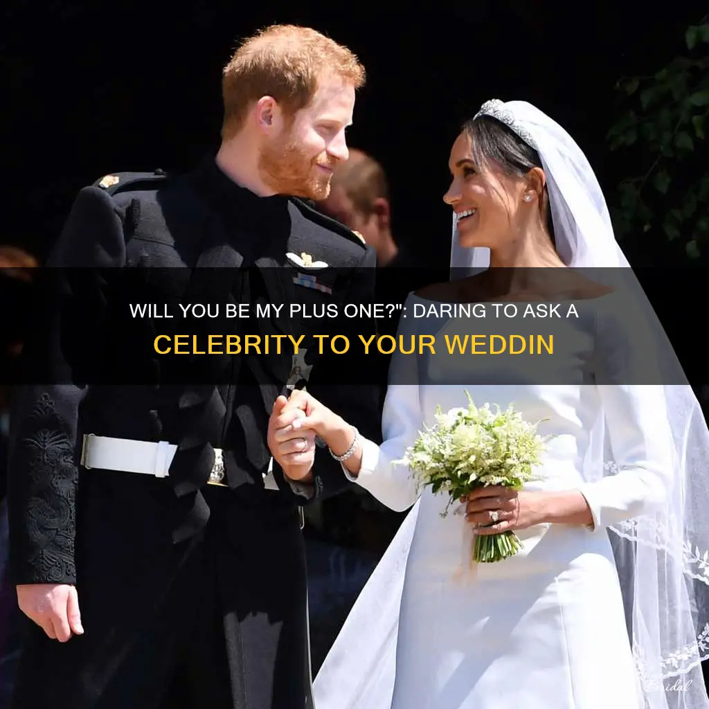 how to ask a celebrity to be your wedding date