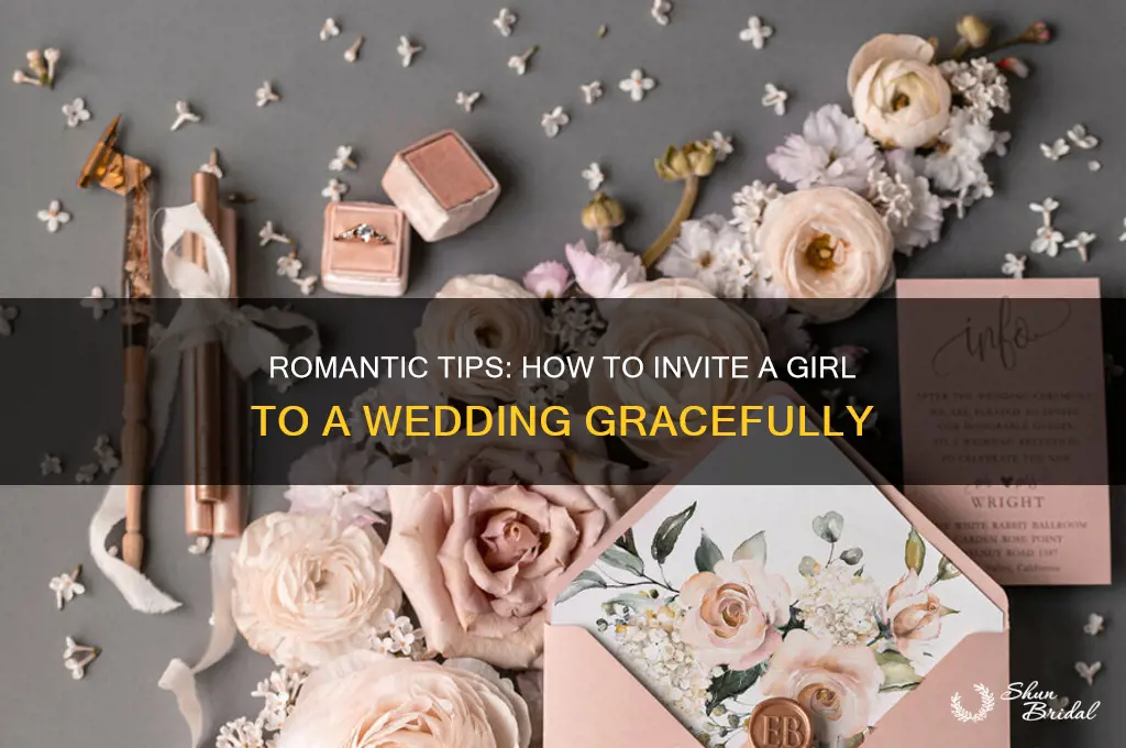 how to ask a girl to a wedding