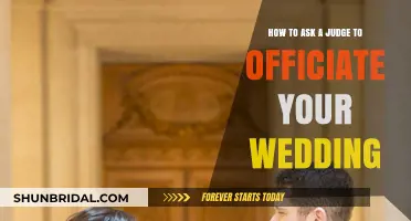 How to Request a Judge to Officiate Your Wedding Ceremony
