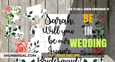 Sweetly Inviting Your Junior Bridesmaid: A Guide to Popping the Question
