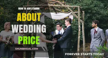 Approaching a Rabbi: Navigating Wedding Costs with Respect and Clarity