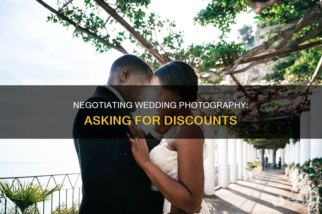 how to ask a wedding photographer for discount