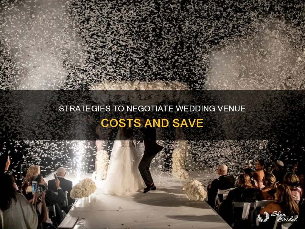 how to ask a wedding venue for a discount