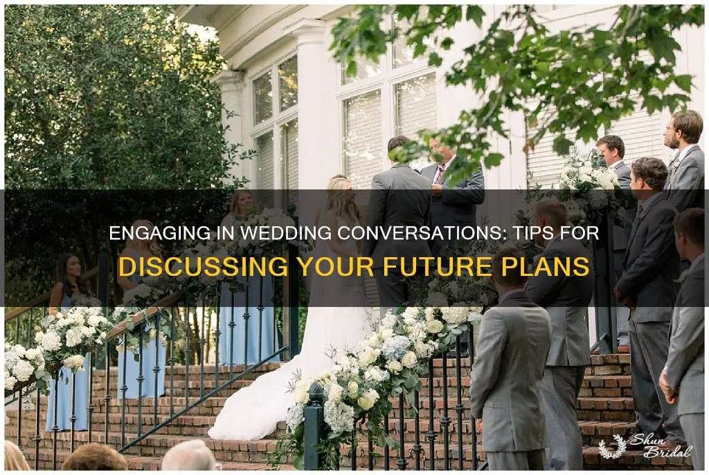 how to ask about wedding plans