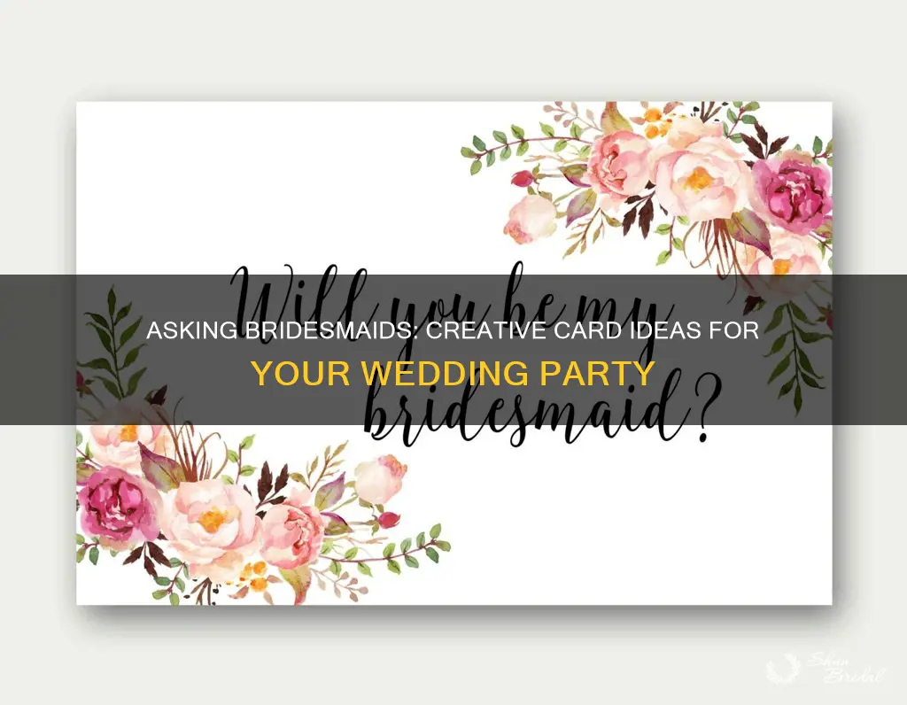 how to ask bridesmaids card ideas