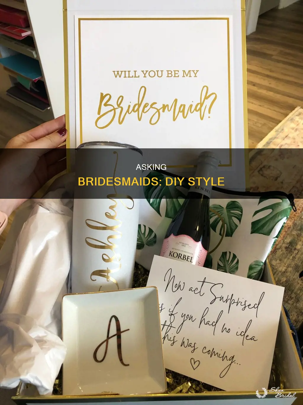 how to ask bridesmaids diy