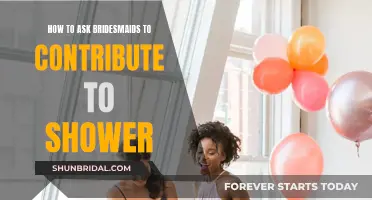 Asking Bridesmaids to Contribute to the Bridal Shower