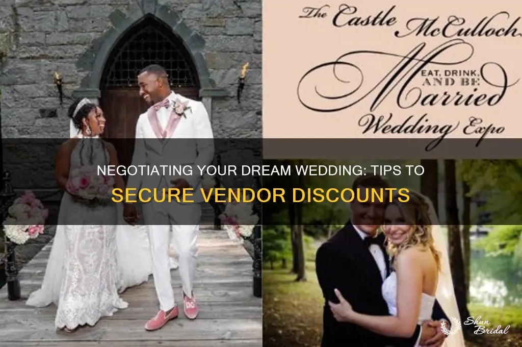 how to ask for a discount from a wedding vendor