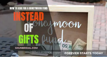 Honeymoon Fund: How to Ask for Contributions Instead of Gifts