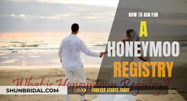 Planning a Honeymoon: Asking for a Registry Fund