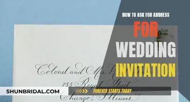 Wording Tips for Asking Guests' Addresses for Wedding Invites