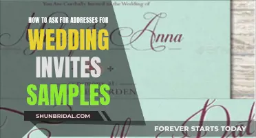 Wording Etiquette for Wedding Invite Addresses