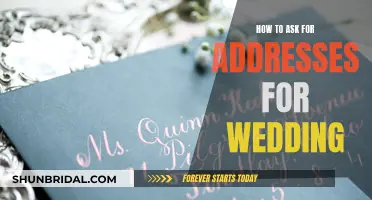 Guide to Requesting Wedding Guest Addresses Graciously