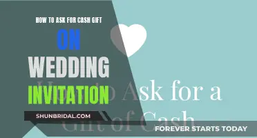 Wedding Invitation Wording for Cash Gifts: Tips and Examples