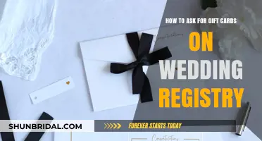 Elegant Ways to Include Gift Cards in Your Wedding Registry