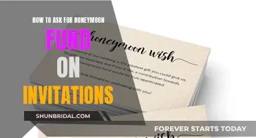 Honeymoon Fund: A Creative Way to Request Financial Gifts on Invitations