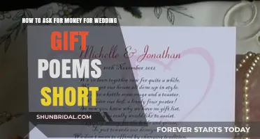 Creative Wedding Gift Poems: How to Graciously Ask for Cash Gifts