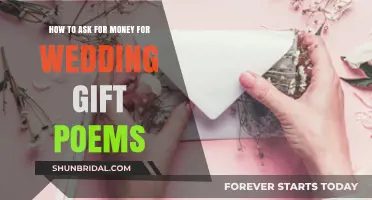 Creative Ways to Request Monetary Wedding Gifts Through Poetry