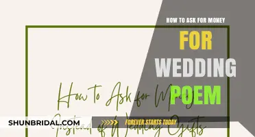 Crafting a Heartfelt Wedding Poem to Graciously Request Financial Support