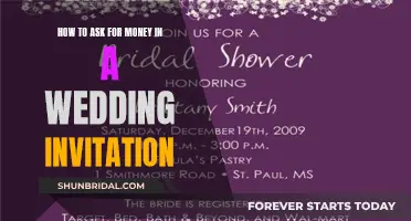 Wedding Invitation Etiquette: Asking for Money Gifts