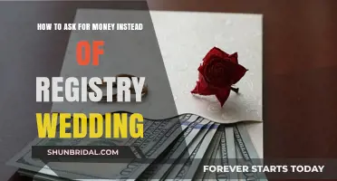 Asking for Money on Your Wedding Day: Etiquette and Ideas