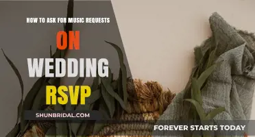 Music Requests: Make Your Wedding RSVP Fun