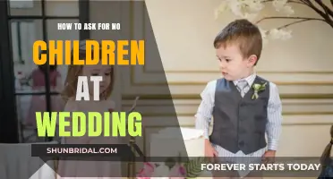 Child-Free Wedding Etiquette: How to Graciously Request an Adult-Only Celebration