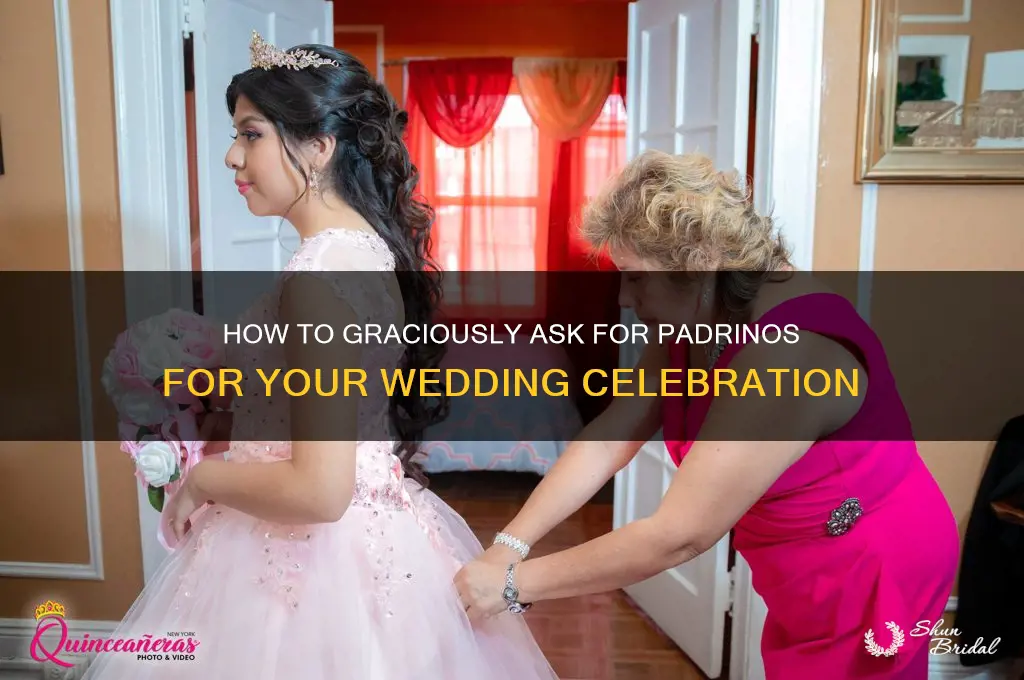 how to ask for padrinos for a wedding