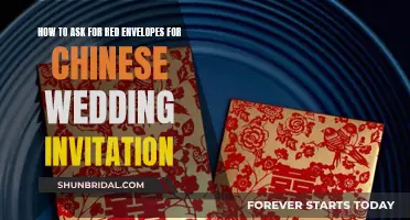 Guide to Requesting Red Envelopes for Your Chinese Wedding