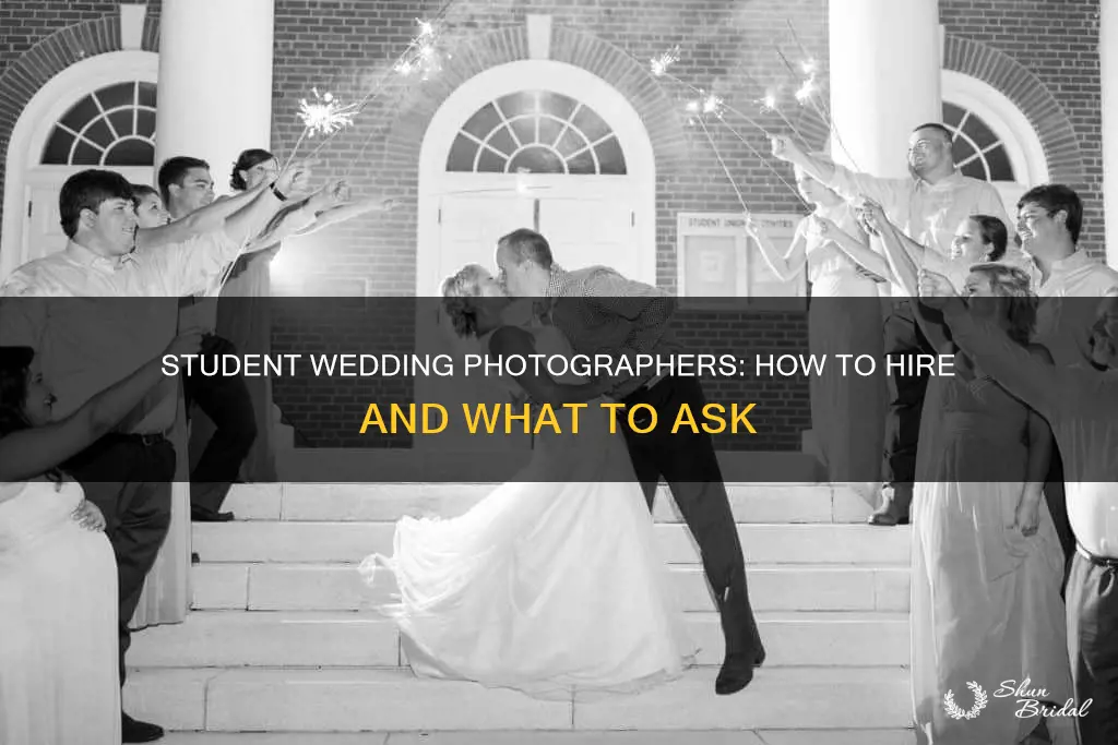 how to ask for student photographer wedding