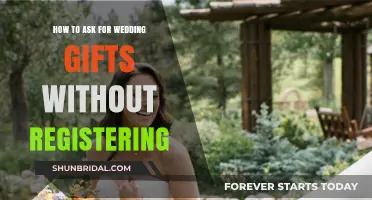 Thoughtful Ways to Request Wedding Gifts Without a Registry